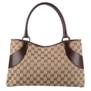 Gucci Canvas Shoulder Bag